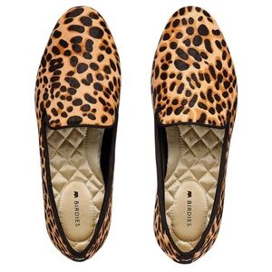 Birdies Starling Cheetah Flats‎ Size 8 Calf Hair Final Few Smoking Slipper